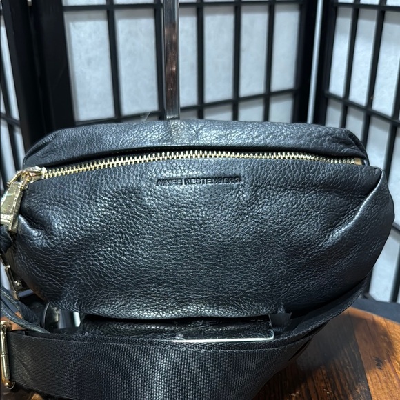 Aimee Kestenberg Leather  Milan Belt Bum Bag Black With Black - Picture 1 of 4